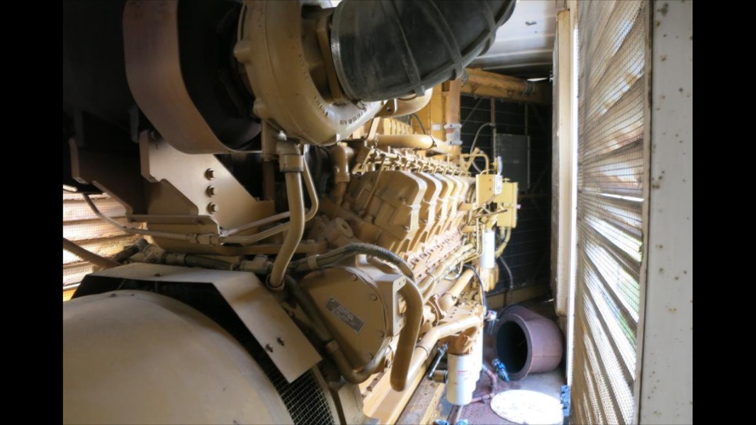 Used Caterpillar 3516 Diesel Generator, 1242 Hrs