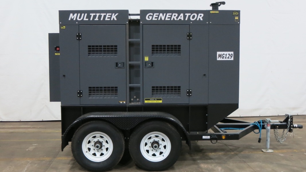 New Multitek MG129 Rental Grade Diesel Gen QTY 8