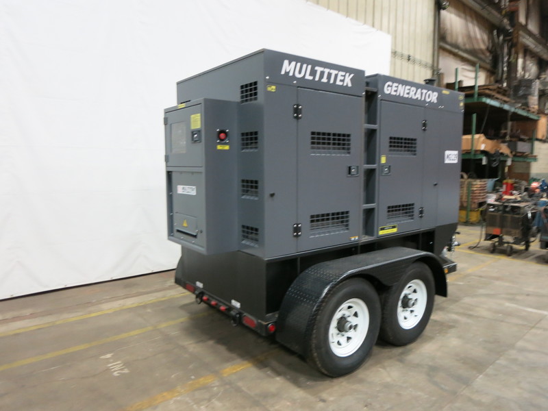 New Multitek MG129 Rental Grade Diesel Gen QTY 8