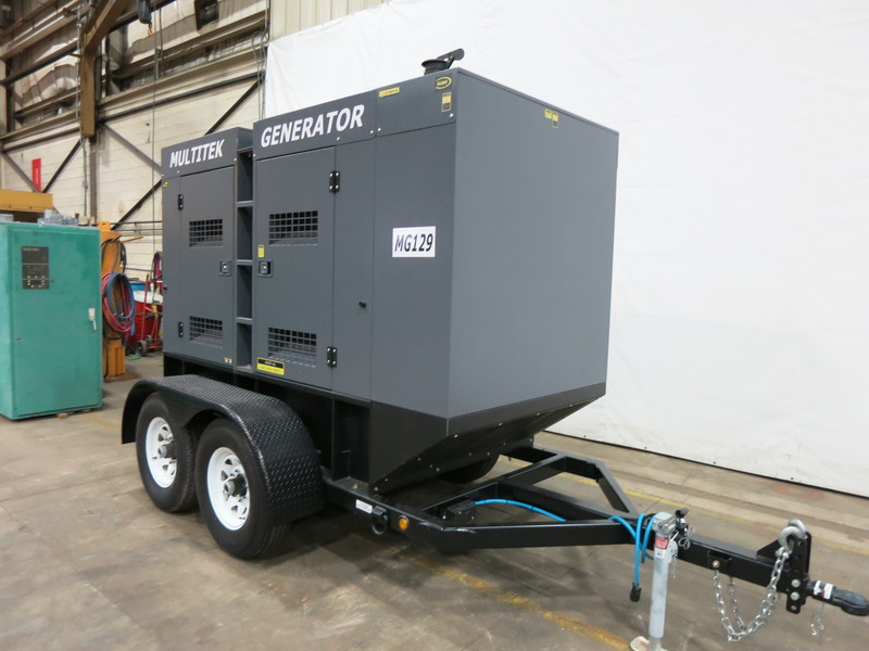 New Multitek MG129 Rental Grade Diesel Gen QTY 8