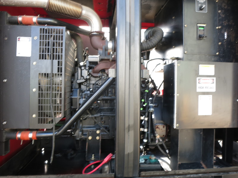 Used Baldor TS130T Rental Grade Diesel Generator, 1128 Hrs, EPA Tier 3