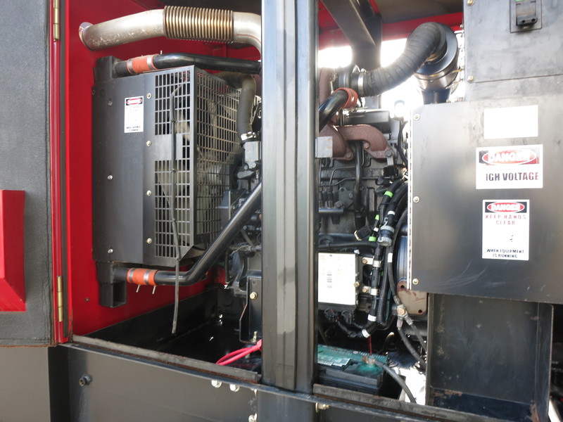 Used Baldor TS130T Rental Grade Diesel Generator, 1128 Hrs, EPA Tier 3