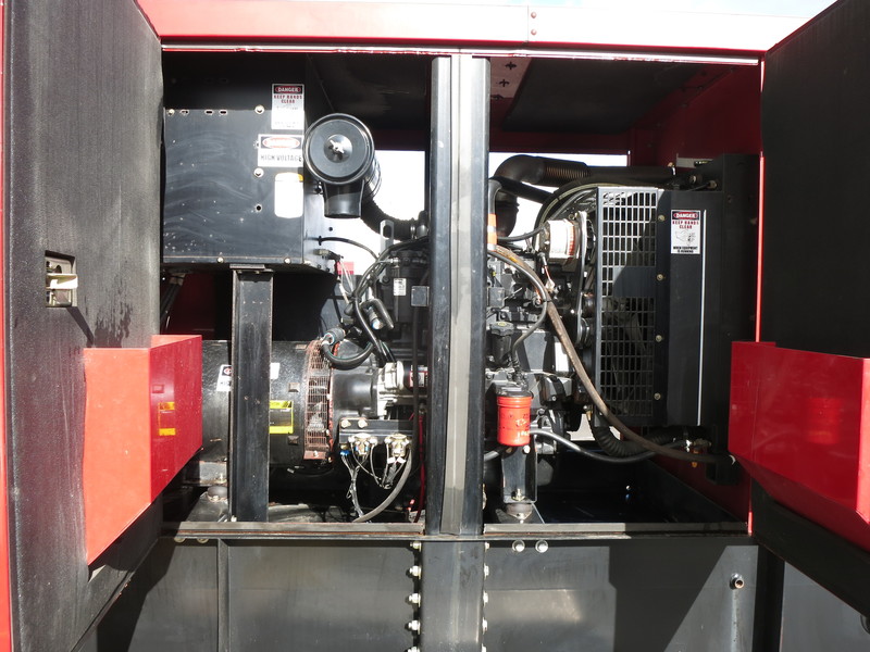 Used Baldor TS130T Rental Grade Diesel Generator, 1128 Hrs, EPA Tier 3