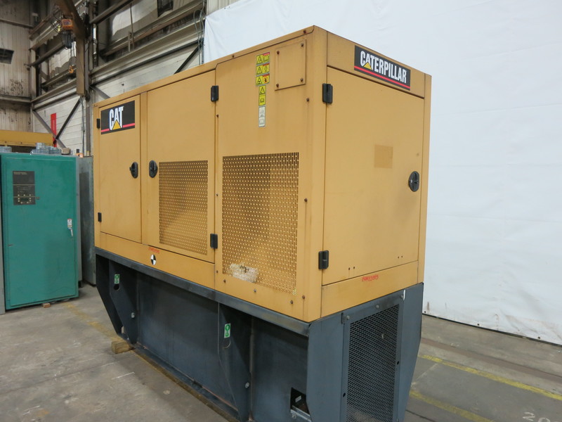 Used Caterpillar D100-4 Diesel Generator, 258 Hrs