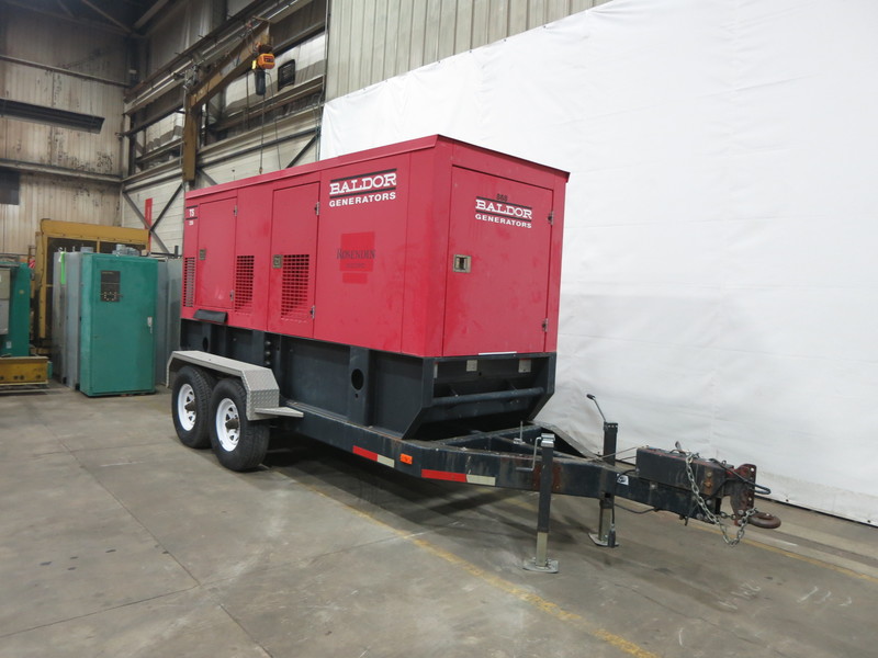 Used Baldor TS250T Rental Grade Diesel Generator, 2490 Hrs