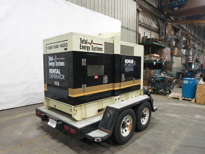 Used Kohler 50ROZJ Rental Grade Diesel Generator, 9178 Hrs