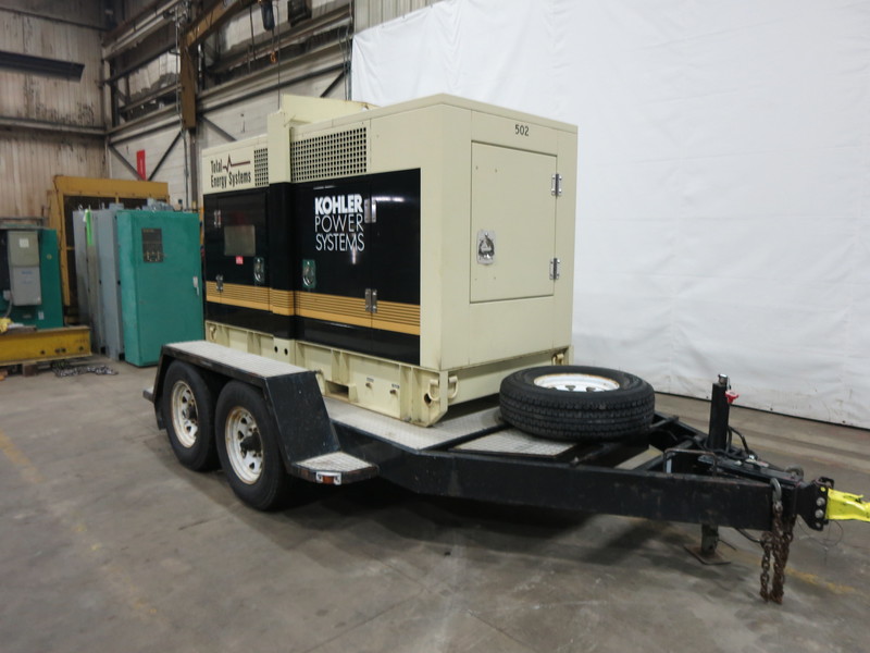 Used Kohler 50ROZJ Rental Grade Diesel Generator, 9178 Hrs