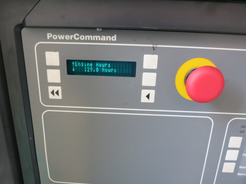 Used Cummins GGHF Natural Gas Generator, 129 Hrs