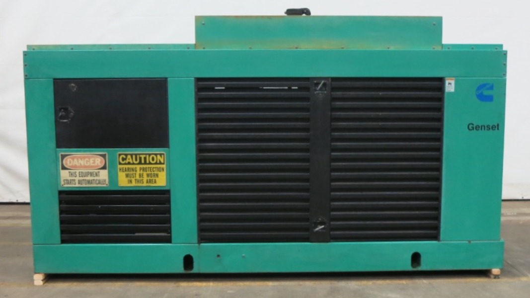 Used Cummins 350DFCC Diesel Generator, 1415 Hrs
