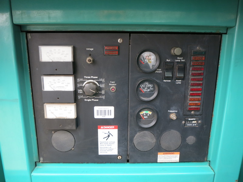 Used Cummins 350DFCC Diesel Generator, 1415 Hrs