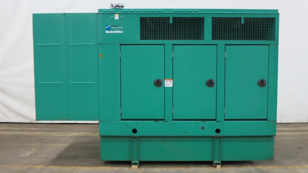 Used Cummins DGFA Diesel Generator, Rated 150 kW 1 & 3 phase, 18 hrs