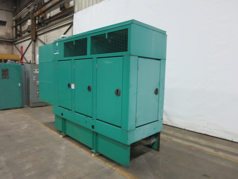 Used Cummins DGFA Diesel Generator, Rated 150 kW 1 & 3 phase, 18 hrs