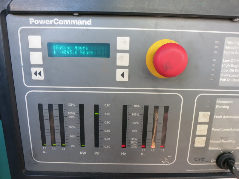 Used Cummins 500DFEK Rental Grade Diesel Generator, EPA Tier 2, 4045 Hrs