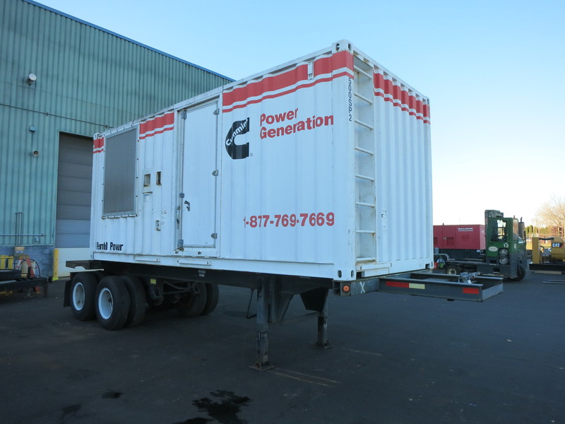 Used Cummins 500DFEK Rental Grade Diesel Generator, EPA Tier 2, 4045 Hrs