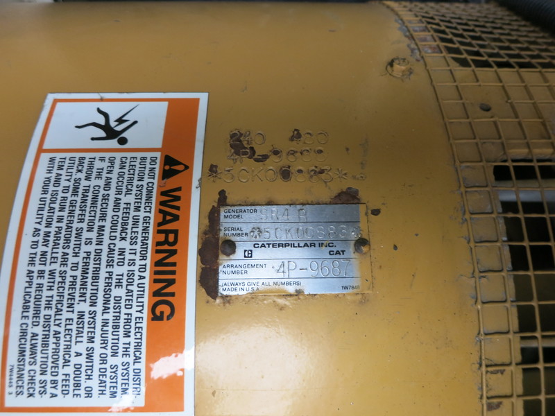 Used Caterpillar XQ350 Rental Grade Portable Diesel, 1857 Hrs