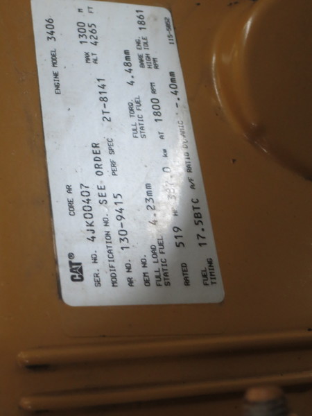 Used Caterpillar XQ350 Rental Grade Portable Diesel, 1857 Hrs