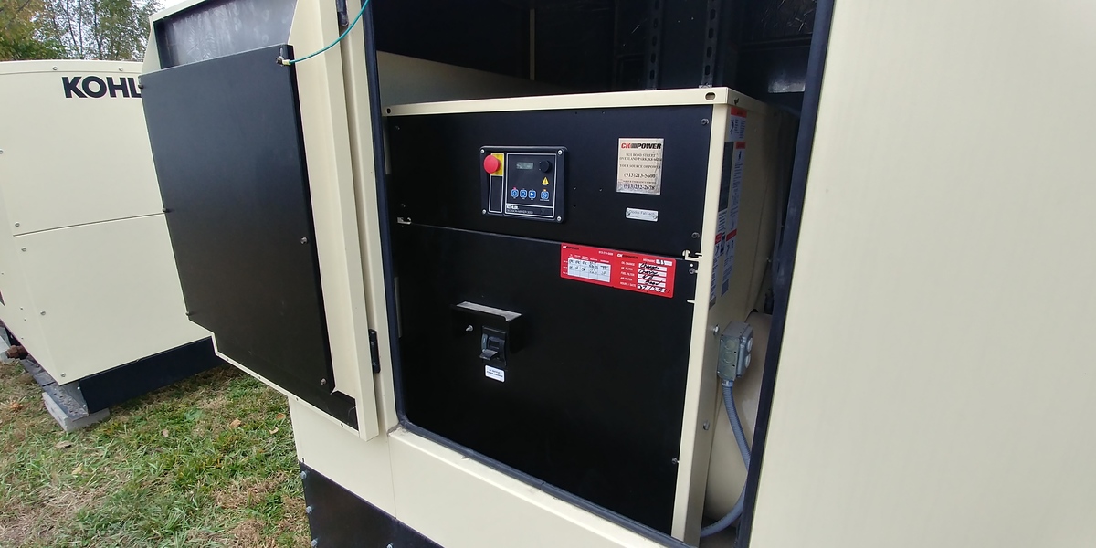 Used Kohler 200REXZB Natural Gas Generator, Low Hrs