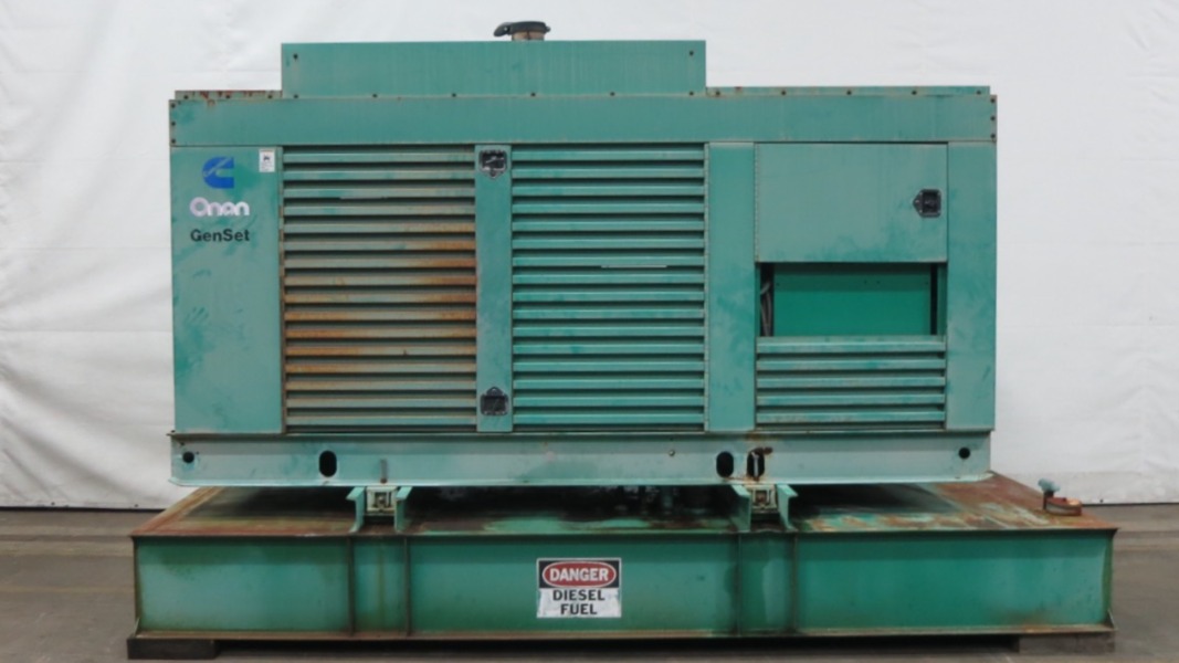 Used Cummins DFCE NTA855-G5 Diesel Generator, 415 Hrs