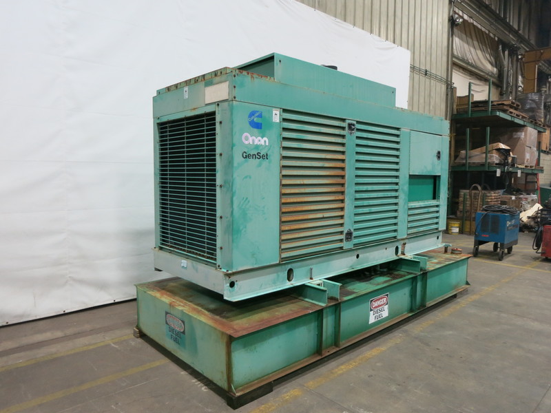 Used Cummins DFCE NTA855-G5 Diesel Generator, 415 Hrs