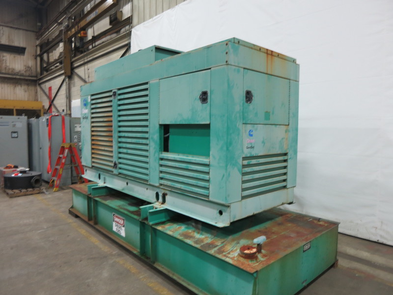 Used Cummins DFCE NTA855-G5 Diesel Generator, 415 Hrs