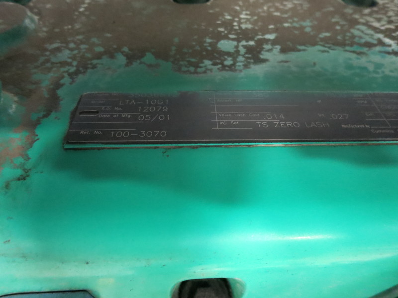 Used Cummins DFAC Diesel Generator, 535 Hrs