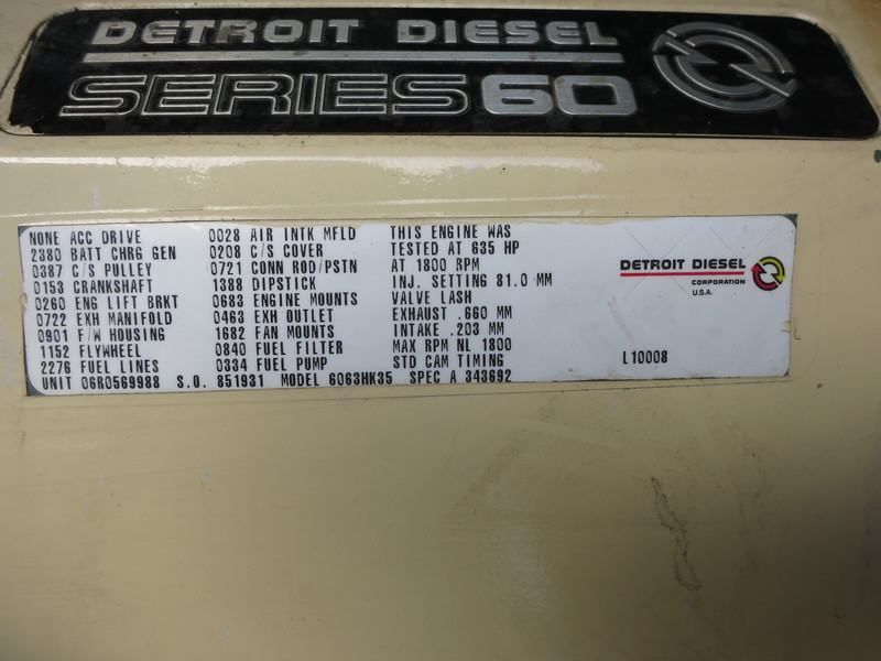 Used Kohler 400REOZD Diesel Generator, 494 Hrs