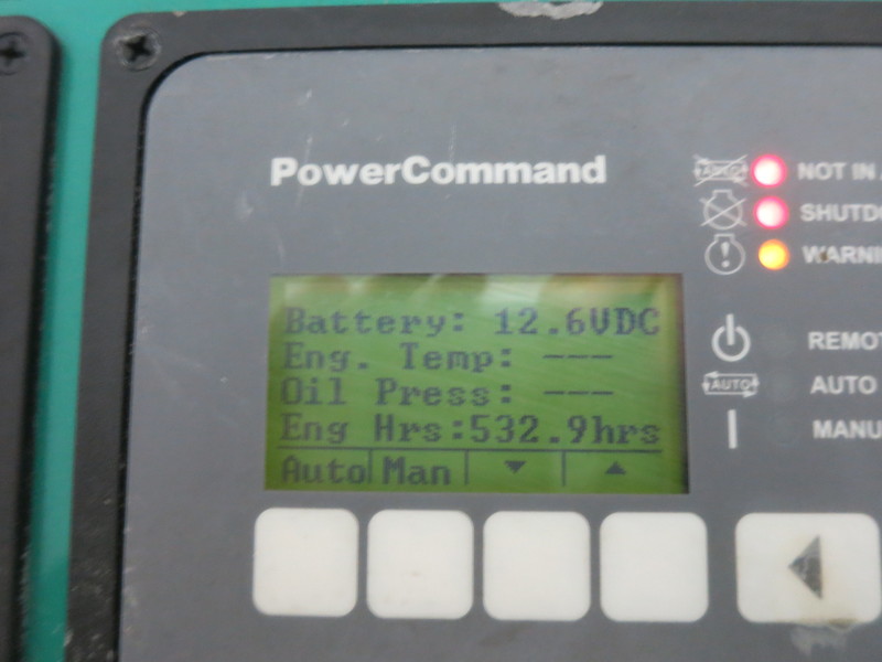 Used Cummins DSGAB Diesel Generator, 533 Hrs, EPA Tier 3,