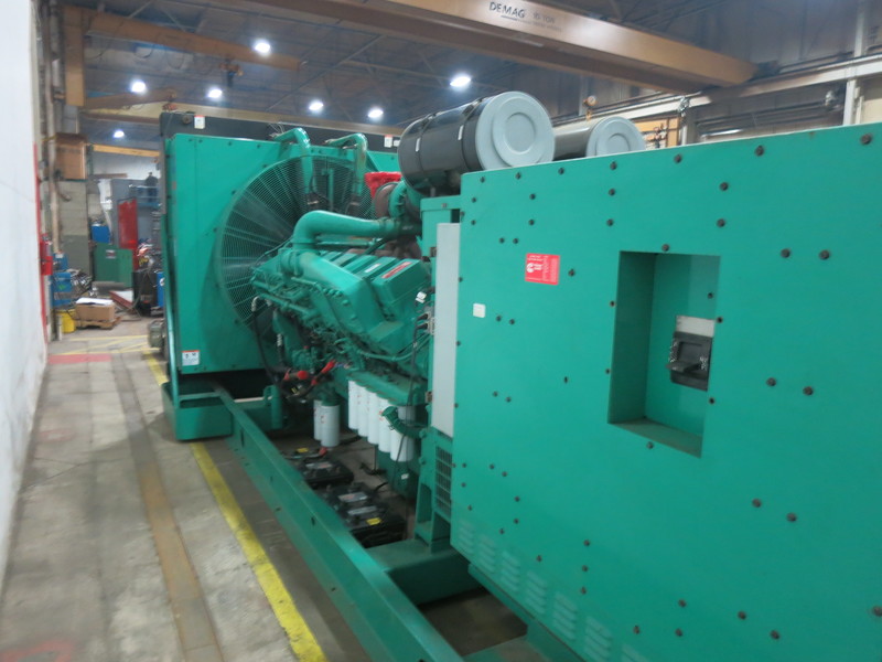 Used Cummins DFLC KTA50-G3 Diesel Generator, 367 Hrs