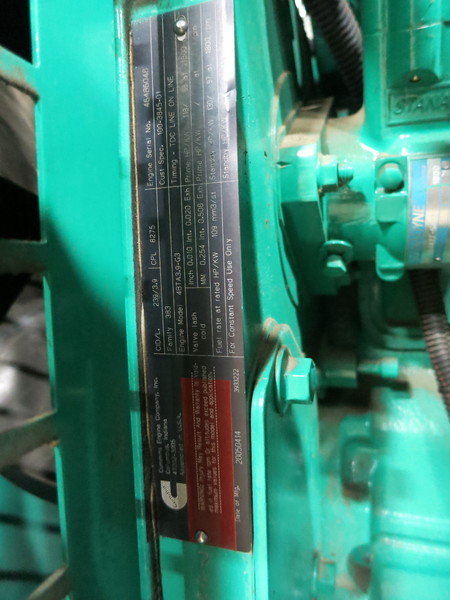 Used Cummins DGCG Diesel Generator, 68 Hrs