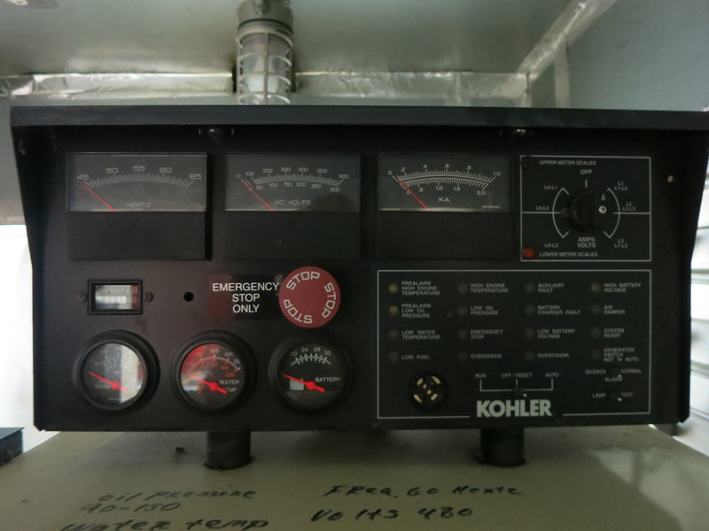 Used Kohler 500ROZD4 Diesel Generator, 392 Hrs