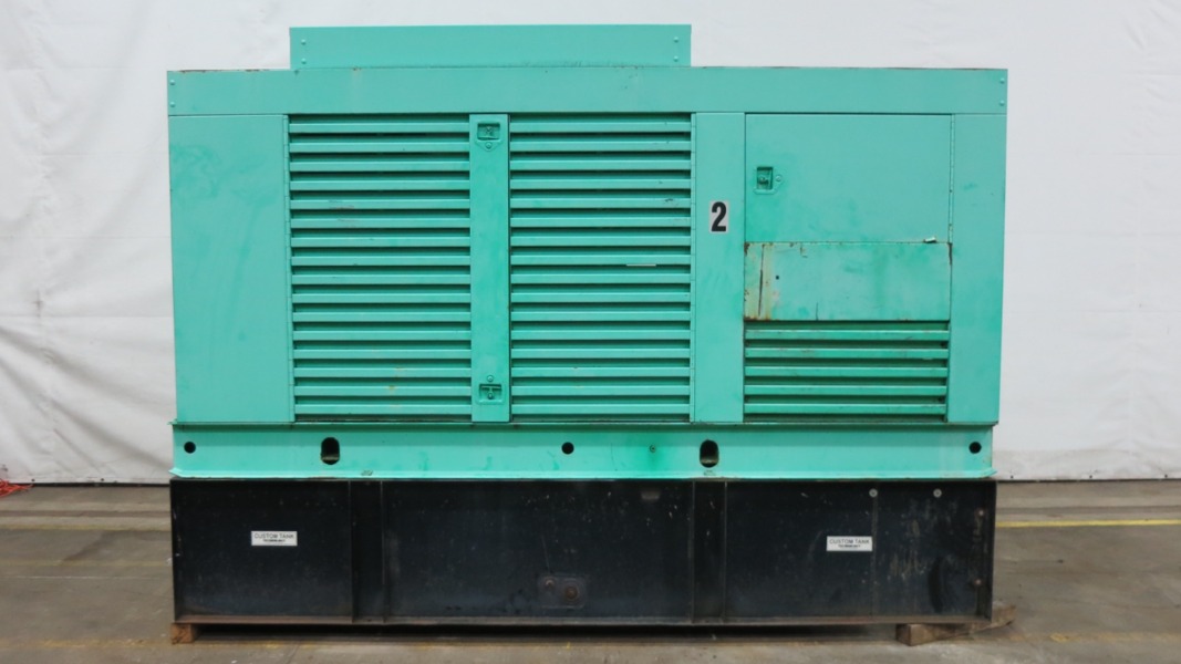 Used Cummins 200DFAB Diesel Generator 189 Hrs 200 KW 0 Price CSDG