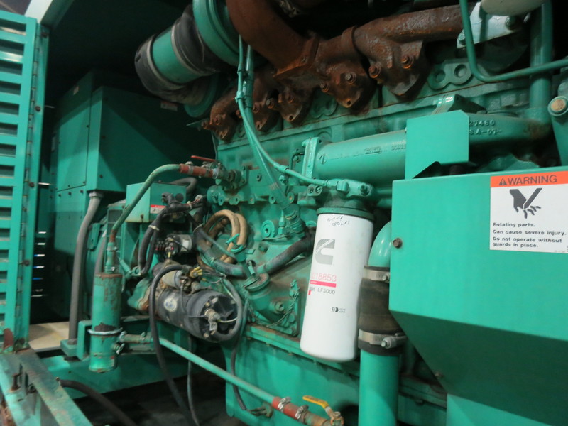 Used Cummins DFCE NTA855-G5 Diesel Generator, 311 Hrs