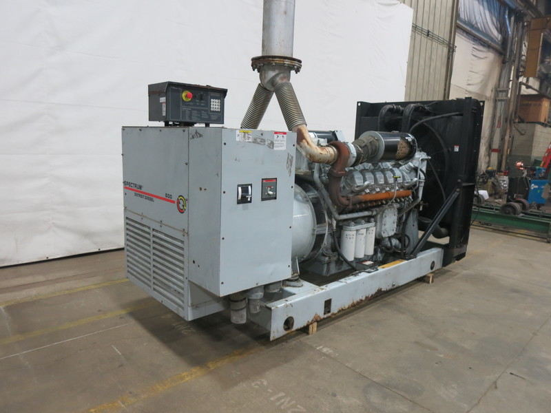 Used Detroit Diesel 600DS4 Diesel Generator, 420 Hrs
