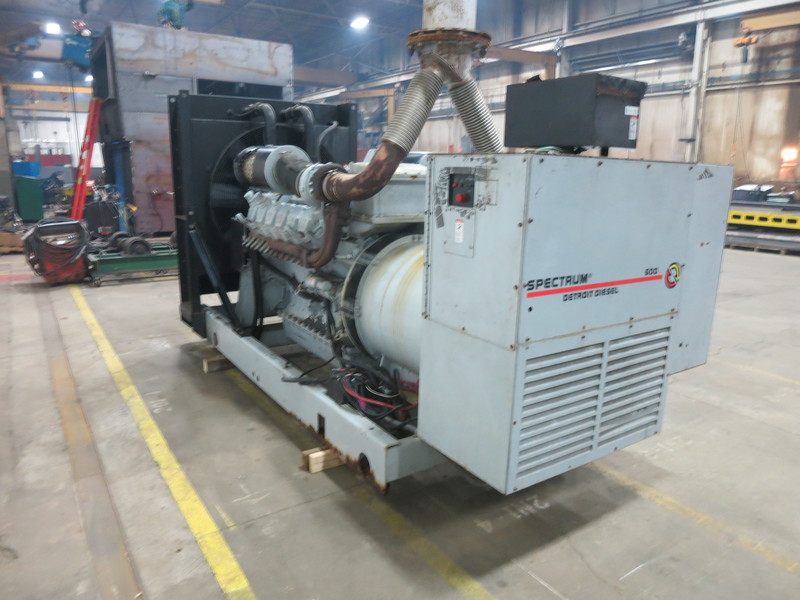 Used Detroit Diesel 600DS4 Diesel Generator, 420 Hrs