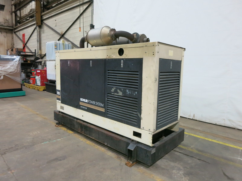 Used Kohler 125ROZJ81 Diesel Generator, 219 Hrs