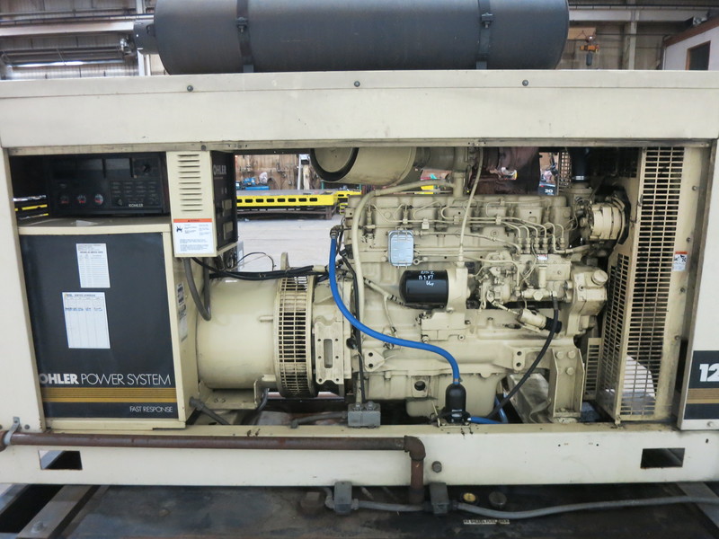 Used Kohler 125ROZJ81 Diesel Generator, 219 Hrs