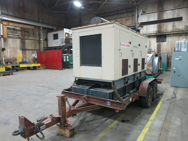 Used Generac SD0150 Portable / Trailered Diesel Generator, 998 Hrs