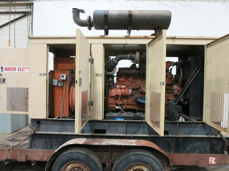 Used Generac SD0150 Portable / Trailered Diesel Generator, 998 Hrs