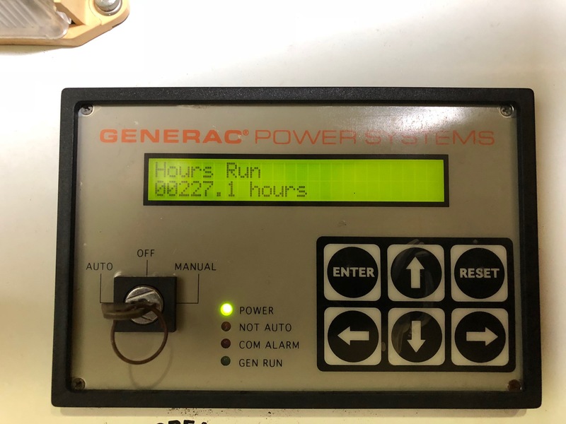 Used Generac SD250 Diesel Generator, 228 Hrs