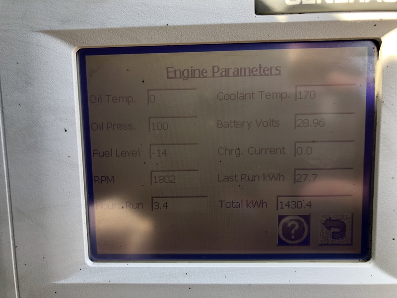 Used Generac MD0600 Paralleling Diesel Generator, 4 Hrs, EPA Tier 2