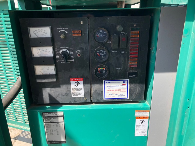 Used Cummins GGHG Natural Gas Generator, 282 Hrs