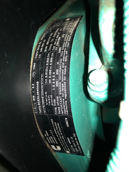 Used Cummins DQDAA Diesel Generator, 147 Hrs, EPA Tier 3