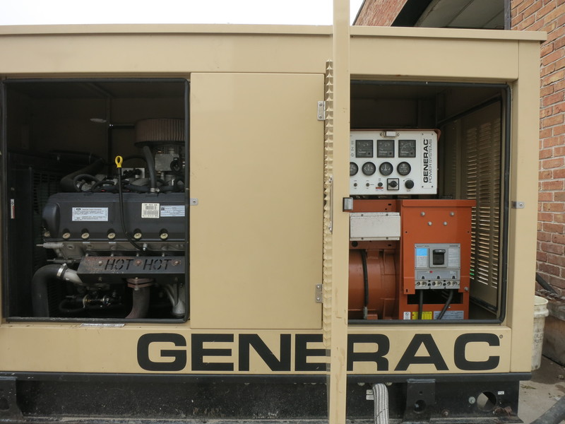 Used Generac SG070 Natural Gas Generator, 137 Hrs