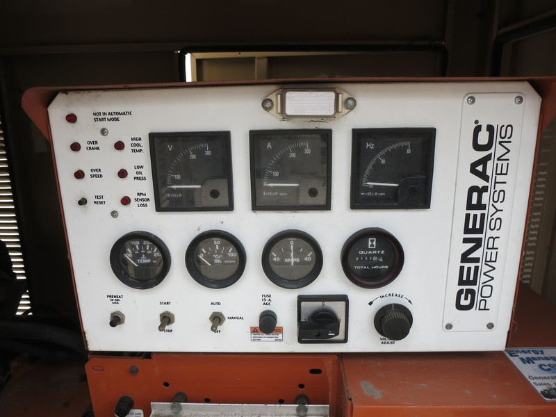 Used Generac SG070 Natural Gas Generator, 137 Hrs