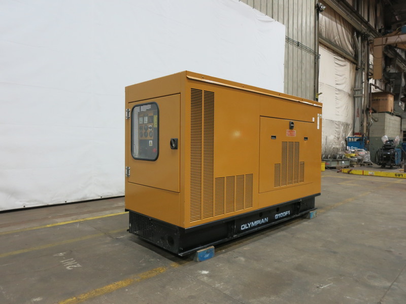 Used Caterpillar / Olympian G100F1 Natural Gas Generator, 227 Hrs