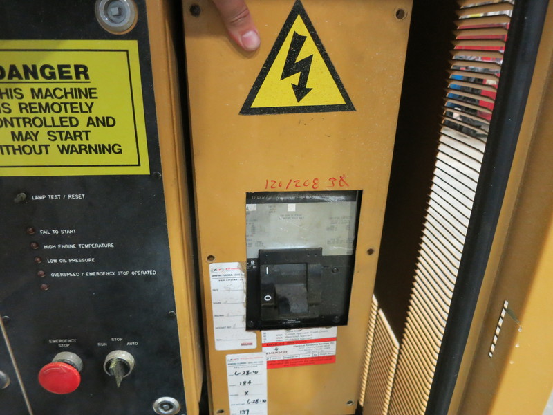 Used Caterpillar / Olympian G100F1 Natural Gas Generator, 227 Hrs