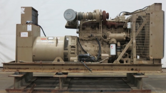 Used Cummins NT855-G5 Diesel Generator, 735 Hrs