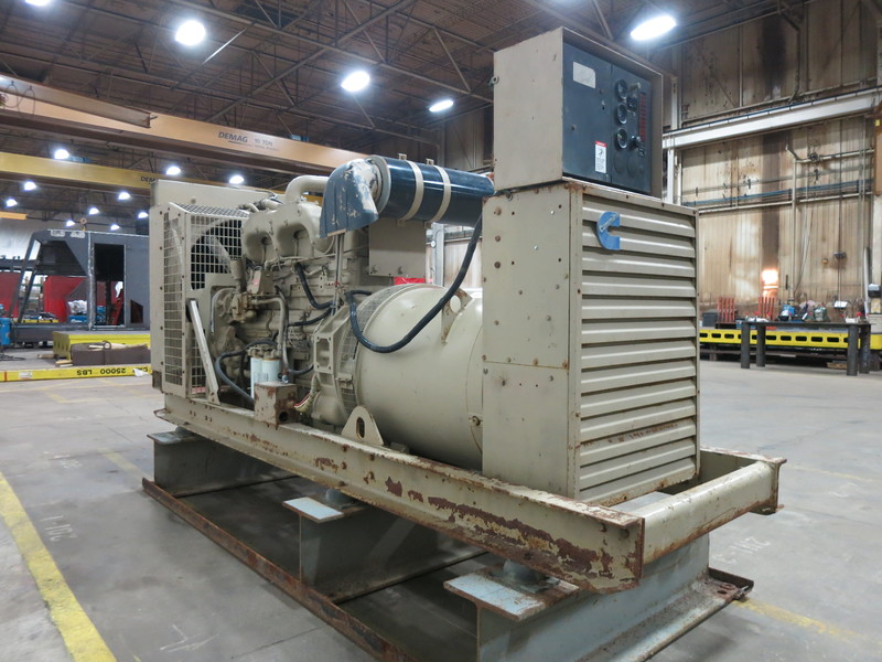 Used Cummins NT855-G5 Diesel Generator, 735 Hrs