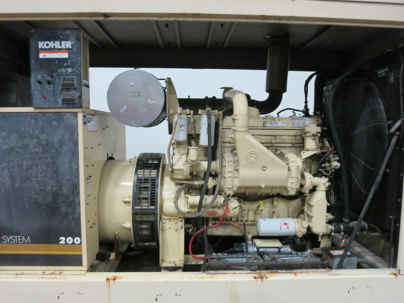 Used  Kohler 200R0ZD Diesel Generator, 736 Hrs