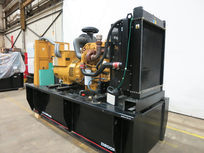 Used Caterpillar D200P4 Diesel Generator | 219 Hrs | 200 KW | 0 Price ...